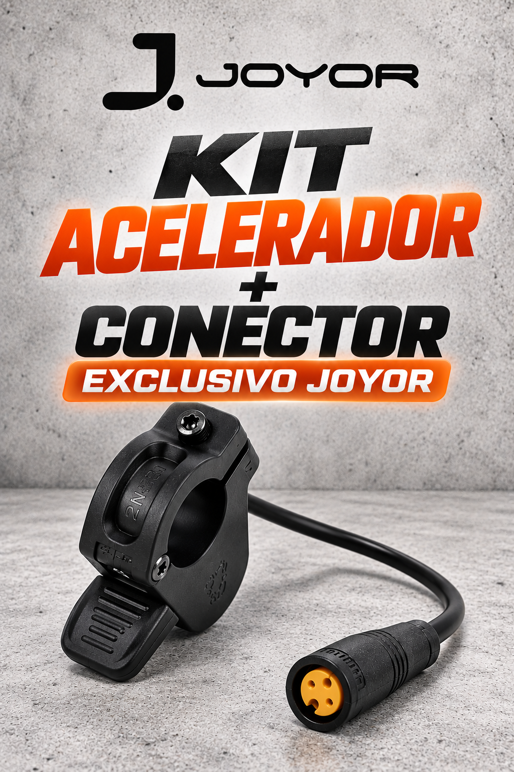 Kit acelerador + conector Joyor