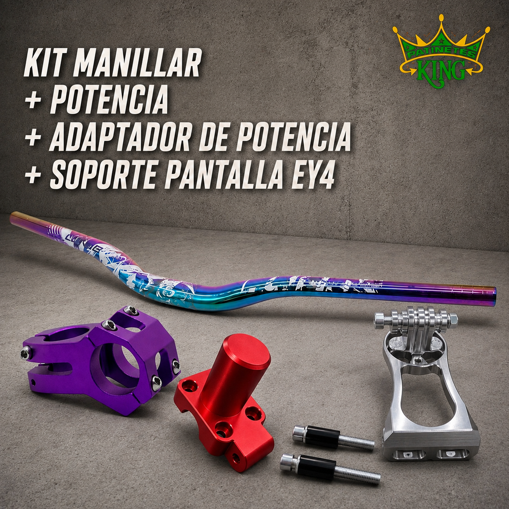 KIT MANILLAR + POTENCIA +ADAPTADOR DE POTENCIA + SOPORTE PANTALLA EY4 ⚡️