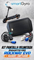 Kit Pantalla deslimitada Smartgyro Rockway Evo + mando limitador de velocidad