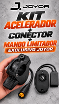 KIT ACELERADOR + CONECTOR + MANDO LIMITADOR
EXCLUSIVO JOYOR