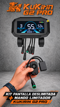 Kit pantalla deslimitada Kukirin g2 pro DGT + mando limitador ⚡️