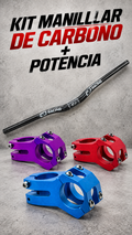 Kit manillar de carbono + potencia