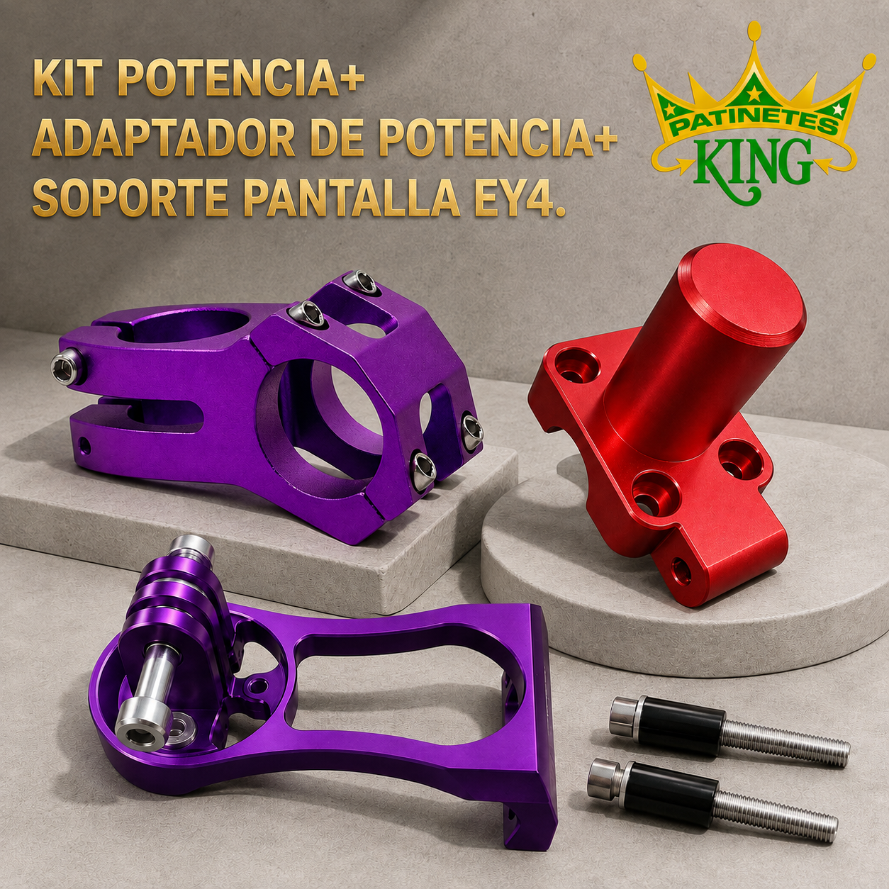 KIT POTENCIA + ADAPTADOR DE POTENCIA + SOPORTE DE PANTALLA EY4 ⚡️